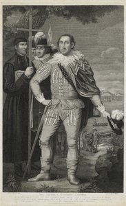 Přistání Kryštofa Kolumba, vyryté Davidem Edwinem (1776-1841) od Edward (after) Savage