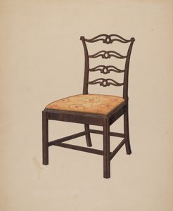 Křeslo Chippendale od Edward A. Darby