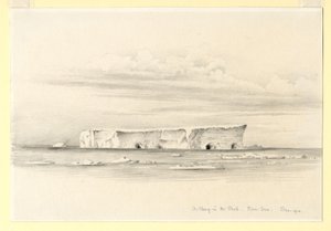 Berg ve smečce, Ross Sea, 1910 od Edward Adrian Wilson