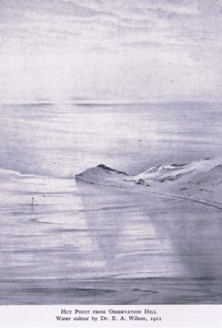Hut Point z Observation Hill od Edward Adrian Wilson