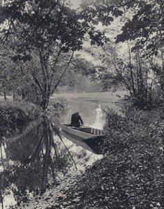 Boční potok na Misbourne (čb fotografie)