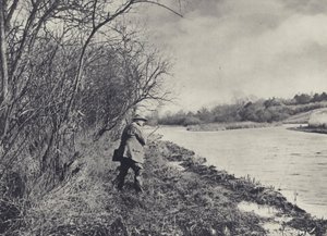 Otáčení zaplaveného testu (čb fotografie) od Edward Alfred Barton