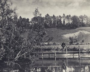Zátoka Tumbling Bay, Na nosiči testu pod Fullertonem (čb fotografie)