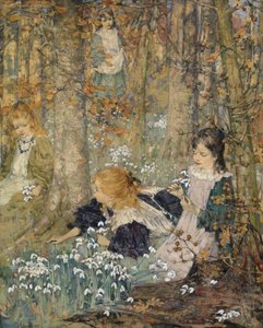 Příchod jara od Edward Atkinson Hornel