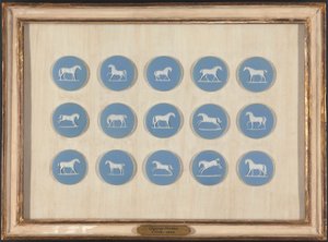 Horse Studies in Relief, podle George Stubbse od Edward Burch