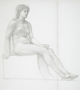 Nohy nahé ženy od Edward Burne-Jones
