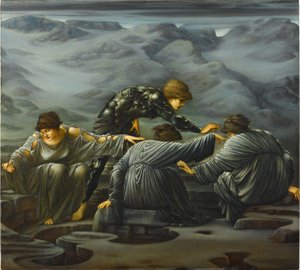 Perseus a Graie od Edward Burne-Jones