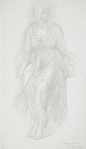 Sedící žena od Edward Burne-Jones