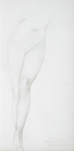 Studie ženských nohou od Edward Burne-Jones