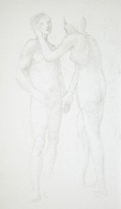 Dva ženské akty od Edward Burne-Jones