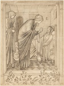 Návštěva nemocných od Edward Burne-Jones