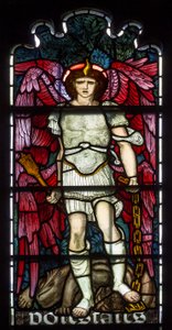 Cambridge, Jesus College Chapel, Morris & Co., Edward Burne-Jones, Potestates, 1873 od Edward Burne Jones