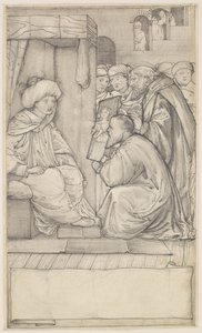 Chaucerův Příběh muže zákonů - design od Edward Burne Jones