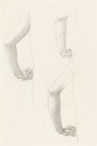 Studie paží a rukou od Edward Burne Jones