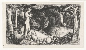 Venkovský život Ideální pastorační život od Edward Calvert