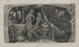 Komorní idyla, 1829. od Edward Calvert