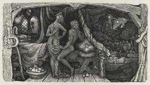 Komorní idyla, 1831. od Edward Calvert