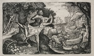 Cyder Feast: A Vision of Joy and Thanksgiving, 1829. od Edward Calvert