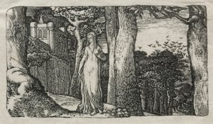 Dáma a věže, 1829. od Edward Calvert