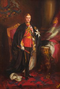 Jeho královská výsost King Edward VIII, kolem roku 1936 (olej na palubě) od Edward Caruana Dingli