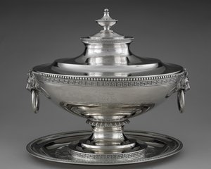 Polévka Tureen s podložkou od Edward Chandler Moore