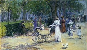 Promenáda (akvarel) od Edward Charles Clifford