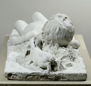Spící faun (omítka) od Edward Clark Potter