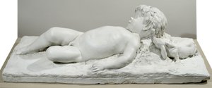 Spící faun (omítka) od Edward Clark Potter