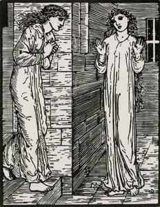 Přichází k První sestře od Edward Coley (after) Burne Jones