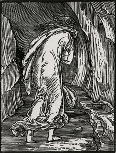 Jít do pekla od Edward Coley (after) Burne Jones