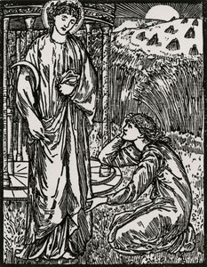 Psyché a Ceres od Edward Coley (after) Burne Jones