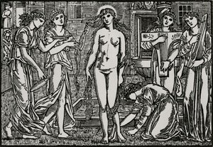 Venušin dvůr od Edward Coley (after) Burne Jones