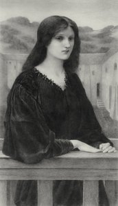 Večer Ticho od Edward Coley (after) Burne Jones
