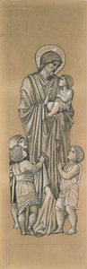 Kristus žehná malým dětem od Edward Coley Burne Jones