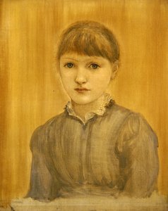 Portrét umělcovy dcery Margaret (olej na plátně) od Edward Coley Burne Jones