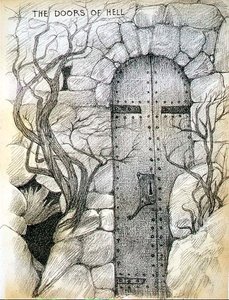The Doors of Hell (tužka na papíře)