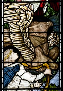 Detail Angel & Bull, Rivers of Paradise, 1875 od Edward Burne Jones