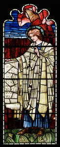 Ashton Under Lyne, Albion Congregational Church, Morris & Co., Edward Burne-Jones, St Matthew, 1896 od Edward Burne Jones