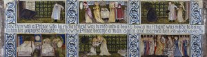 Panel Kráska a zvíře, Morris, Marshall, Faulkner & Co., kolem roku 1867 od Edward Burne Jones