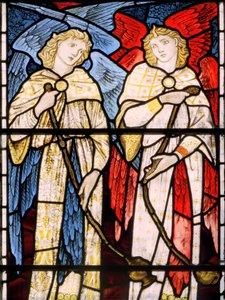 Censing Angels, 1869 (vitráže) od Edward Burne Jones