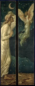 Cupid and Psyche - Palace Green Murals - Cupid Flying away from Psyche, 1881 od Edward Burne Jones