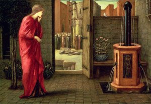 Danae Watching the Building of the Brazen Tower, 1872 od Edward Burne Jones
