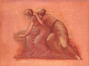 Postavy na balkóně od Edward Coley Burne Jones