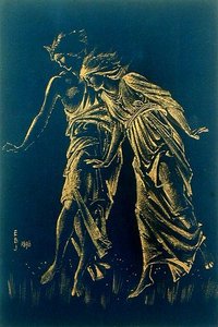 Tančící dívky od Edward Coley Burne Jones