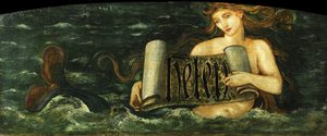 Helen, mořská panna, kolem roku 1880 od Edward Burne Jones