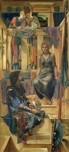 King Cophetua and the Beggar Maid - Cartoon Study, 1883 od Edward Burne Jones
