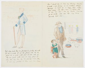Dopis umělcově vnučce Angele Thirkell (tužka na papíře) od Edward Burne Jones