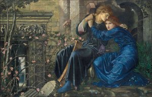 Láska mezi ruinami od Edward Burne Jones
