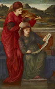 Hudba, 1877 od Edward Burne Jones