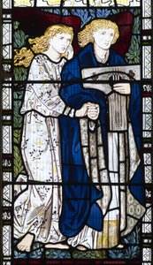 Hudební anděl, 1865 od Edward Burne Jones